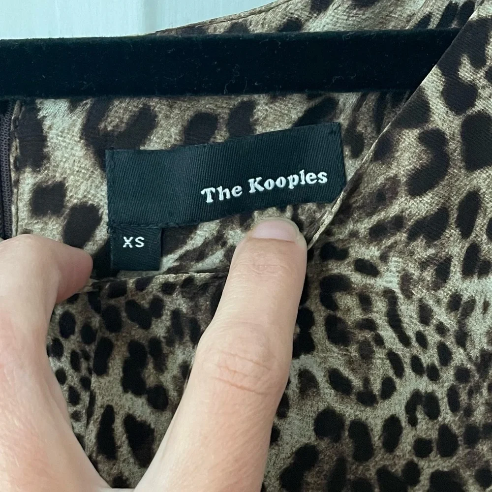 The Kooples Leopard Print Mini Dress XS